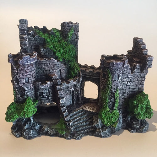 Load image into Gallery viewer, Fish tank resin castle decoration
