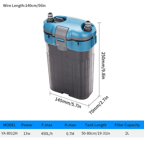 Load image into Gallery viewer, External Filter Fish Tank Filter Bucket Silent Circulating Water

